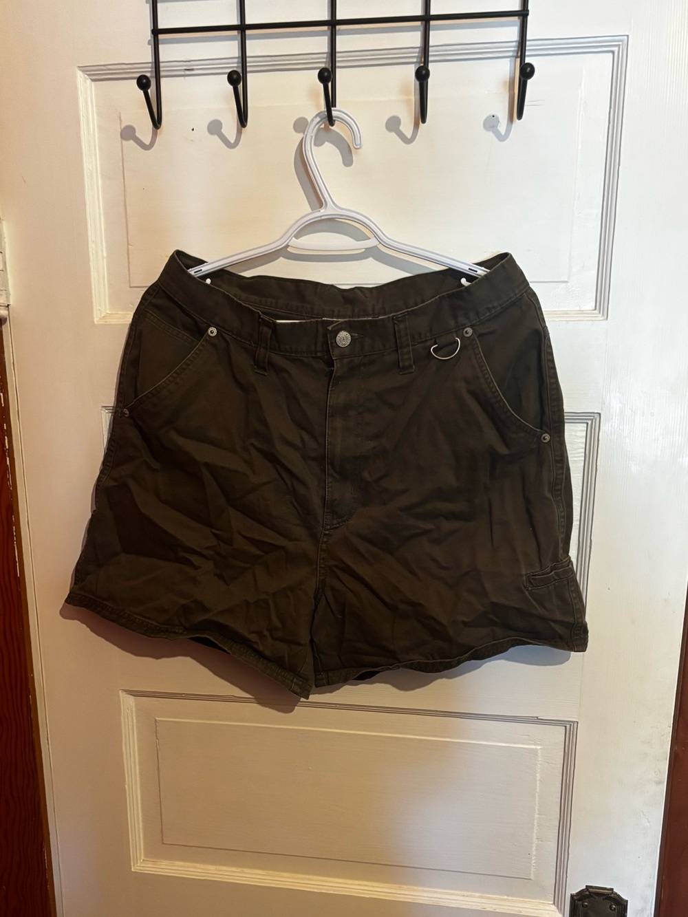 bill blass Olive Green Cargo Shorts